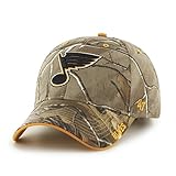 NHL St. Louis Blues Frost MVP Adjustable Hat, One Size, Realtree Camouflage