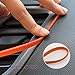 GOADROM Car Interior Moulding Trim,3D DIY 5 Meter Flexible Interior Exterior Decoration Moulding Trims Strips line Stickers for Auto Accessories(Orange)……