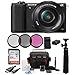 Sony Alpha a5100 Mirrorless Digital Camera w/ 16-50mm Lens & 64GB SD Card Bundle