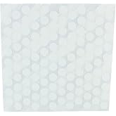 FastCap 3/8" (9.5mm) Self Adhesive PVC Screw Cover Caps PVC White (1 Sheet 120 Caps), FC.SP.38.WH