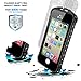 SPIDERCASE iPhone 5S 5 SE Waterproof Case Full Body Protective Durable Dustproof Snowproof IP68 Certified Waterproof Case Retail Packaging - Black