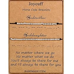 JoycuFF Godmother and Goddaughter Matching Morse
