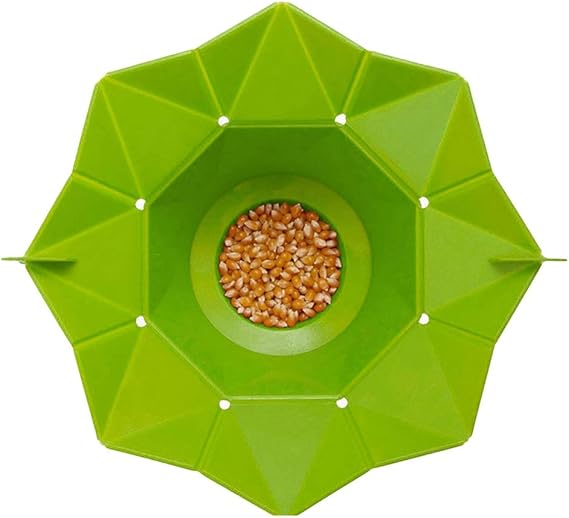 Amazon ZCF Silicone Red Green Popcorn Bowl Home Microwaveable Pop 
