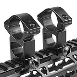 OTW High Profile Scope Mount Rings Weaver Style High Rise See-Thru for Weaver Rail Mount