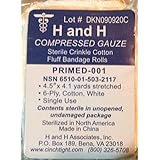 H&H Compressed Gauze NSN # 6510-01-503-2117 IFAK First Aid