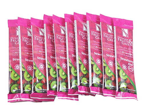 Dynamic Fruits & Greens To Go Strawberry Kiwi 10 Single Serving Packets Dynamic Fruits & Greens To Go Strawberry Kiwi 10 Single Serving Packets