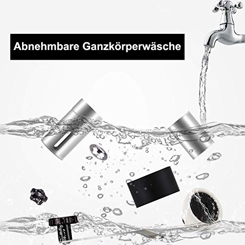 SZSMD HandKaffeemühle, Manuelle Kaffeemühle, Edelstahl Kaffeemühle mit Verstellbare Mühle, Tragbare Kaffee Mühle für… – Bild 6