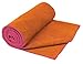 Gaiam Yoga Mat Towel, Tangerine/Posy
