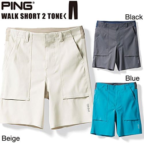 Amazon ピン Ping ゴルフウェア ツートーン ウォーク ショートパンツ 15年春夏モデル ショートパンツ 通販