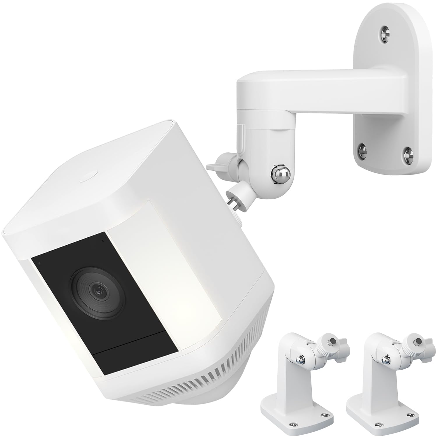 Photo 1 of 2 Pack Adjustable Wall Mount for Ring Spotlight Cam Battery/Cam Plus/Pro (Battery), Indoor/Outdoor Mounting Bracket