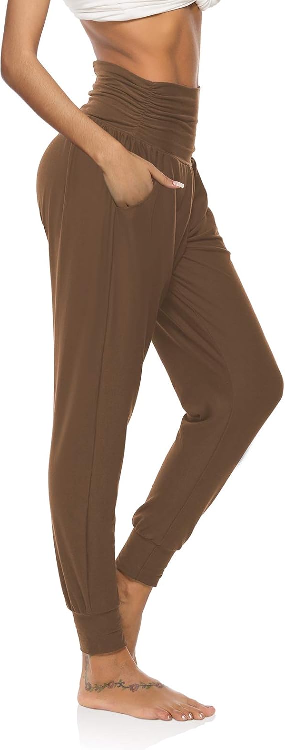 DIBAOLONG Womens Yoga Sweatpants Loose Workout Joggers Pants Comfy Lounge Pants with Pockets: Clothing