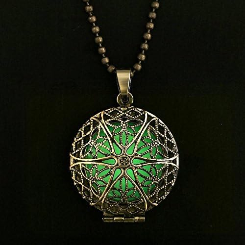 SeaIsee Fashion Locket Pendants Hollow Flat Round Stainless Steel Photo Frame Memory Charm Locket Pendant for Necklaces