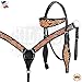 HILASON Western American Leather Horse Headstall Breastcollarthumb 1