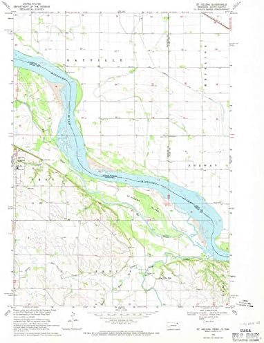 YellowMaps St Helena NE topo map, 1:24000 Scale, 7.5 X 7.5 Minute, Historical, 1968, Updated 1971, 26.9 x 21.9 in