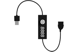 Portable USB Auto Power Off Timer Switching Cable Control Cord Easy from 5 Minutes to 24 Hours 55 Minutes Digital Display Tim