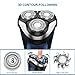 SweetLF Electric Shaver Rotary Shaver for Men Wet Dry Waterproof 2 in 1 Beard Trimmer Cordless Electric Razor USB Quick Rechargeable Shaving Razor for Men