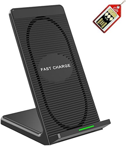Mobile Wireless Charger, Fast Wireless Charging Stand With Cooling Function for iPhonex iPhone 8 iPhone 8 Plus Galaxy S8 S8 Plus S7 S7Plus S6 S6 Plus