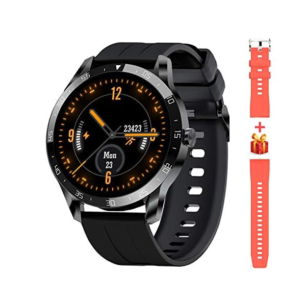 Blackview Smart Watch for Men, Full Touch Screen Fitness Trackers with Heart Rate Sleep Monitor, Fitness Watch with 5ATM…