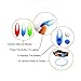 Flashing Collar Light for Dogs Cats Pets, Waterproof Silicon Safety Light Flashing Blinker for Night Walking, 3 Settings, 3 Pieces