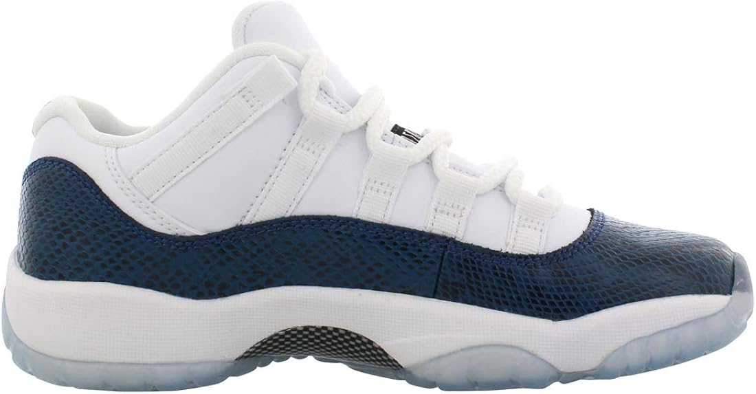 air jordan 11 low blue snakeskin grade school
