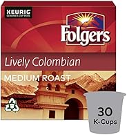 Folgers Lively Colombian K-Cup Coffee Pods 30 Count