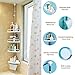 Alice Constant Tension Shower Caddy Pole, Commecial Grade Rustproof Corner Rack - Ivory