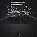 VATI Umbrella, Travel Umbrella Windproof with 210T Teflon Coating, Compact Folding Umbrellas with Ergonomic Handle, Auto Open/Close (Black) (Black)
