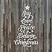 Christmas Tree Words Stencil - Christmas Porch Sign, Christmas Drawing Stencil, Christmas Wall Decor, Stencils for Wood Signs