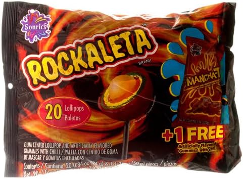 New 325261 Sonrics Rockaleta Bag 20Ct (10-Pack) Candy Bag Cheap Wholesale Discount Bulk Candy Candy Bag Deodorant