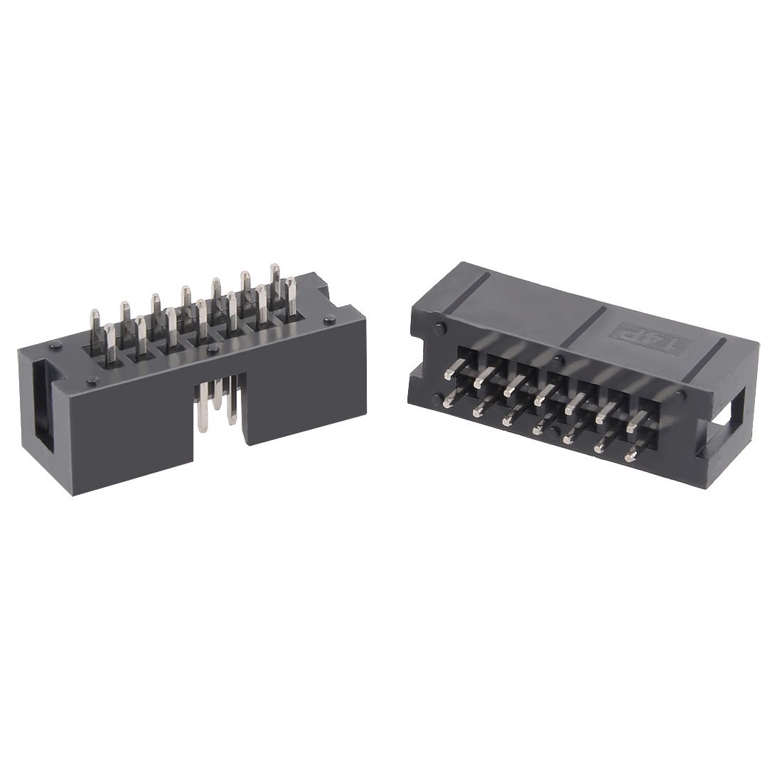 Sourcingmap 20Pcs 2.54mm Pitch 2x7-Pin Double Row Straight Box Header Connector PCB Board Socket