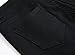 Boy's Black Slim Fit Skinny Jeans Ripped Elastic Waist Pants with Zipper for Kids,Black,14 Slim