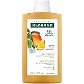 Klorane - Nourishing Shampoo With Mango - Protects & Enhances Shine - High Tolerance, Vegan Formula - For Dry Hair - 400 ml