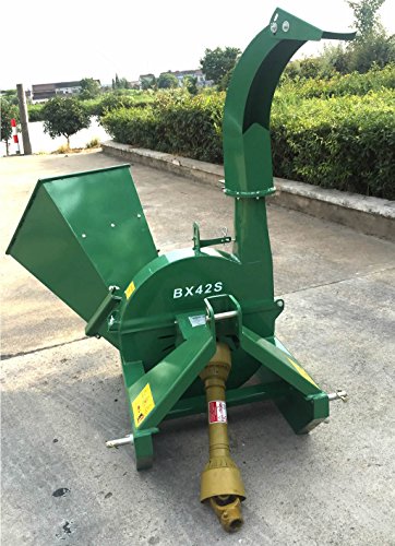 Wood Chipper Tractor Attachment PTO Cutter Leaf Mulcher Shredder