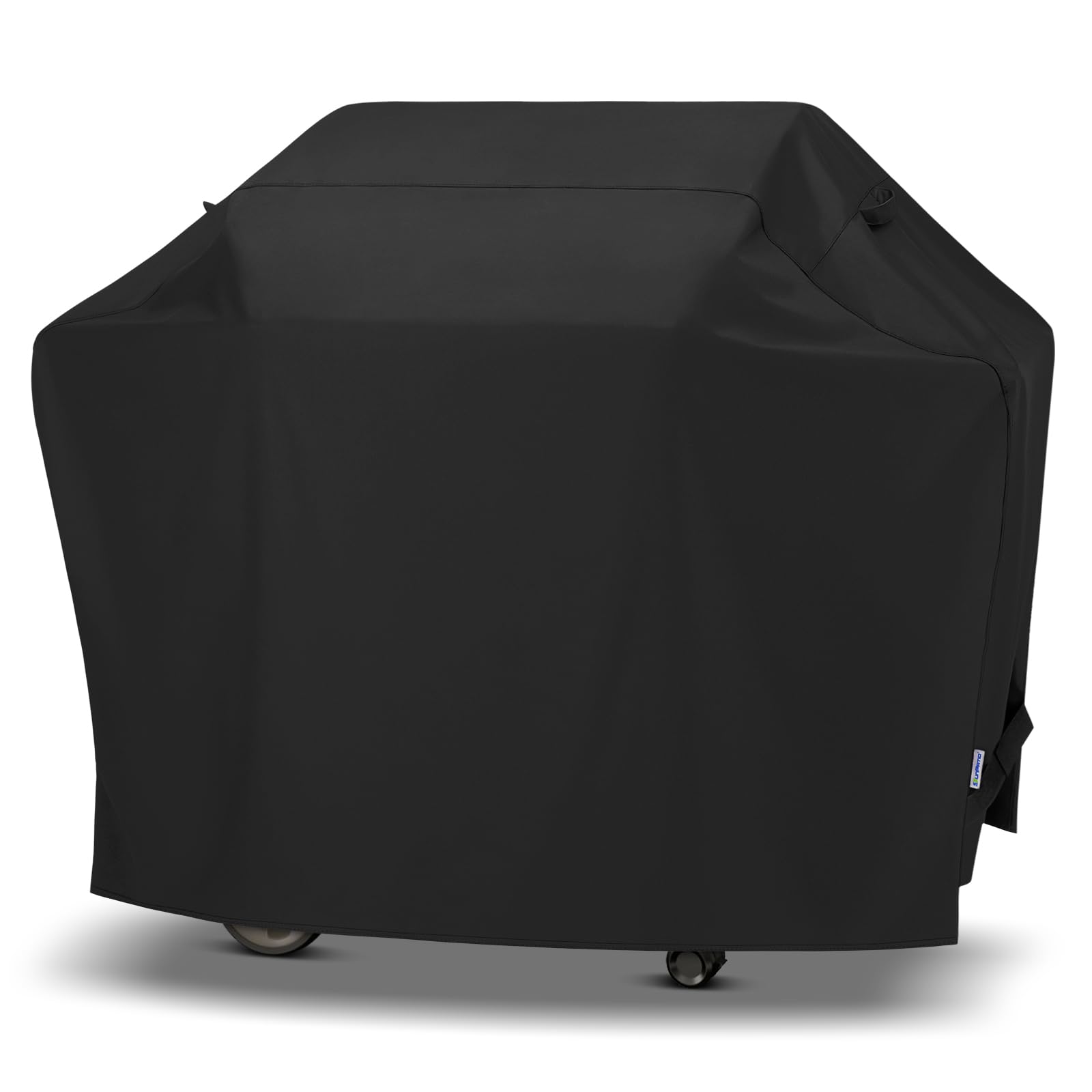 Photo 1 of SunPatio Gas Grill Cover 60 Inch, Outdoor Heavy Duty Waterproof Barbecue Gas Cover, UV and Fade Resistant, All Weather Protection Compatible for Weber Charbroil Brinkmann Grills and More, Black