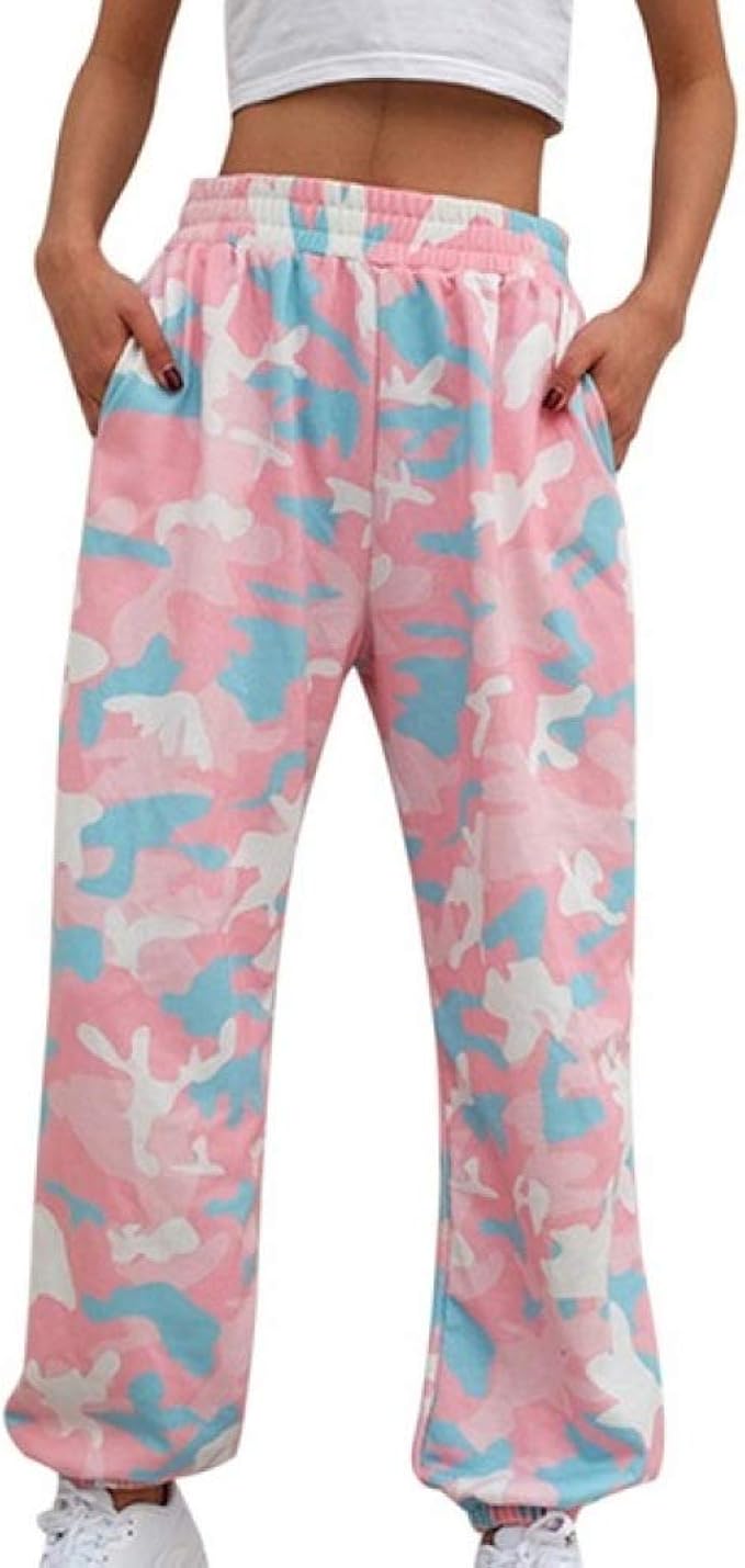 pink camo joggers