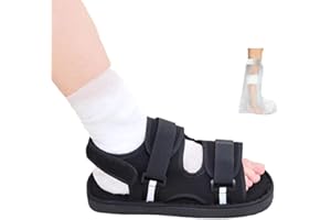 DEEYOTA Post Op Shoe for Broken Foot,Adjustable Medical Walking Boots,Fracture Shoes,for Foot Injuries,Postoperative,Orthopedic Rehabilitation Cast Shoes for Fractures and Sprains-Left or Right