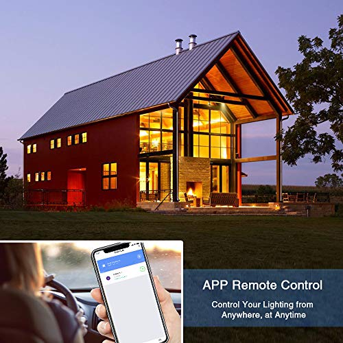 BrizLabs-Bombilla-WiFi-Inteligente-E14-Bombilla-LED-Inteligente-45w-Control-de-Grupo-Funcin-del-Temporizador-Compatible-con-Alexa-Google-Home-IFTTT-Sin-Necesidad-de-Hub-2-paquetes