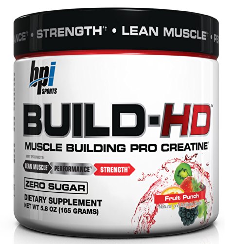 BPI Sports Build-HD  Muscle Building Pro Creatine, Fruit Punch, 5.8-Ounce