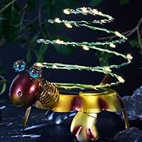 GO2GARDEN LED Gift Outdoor Decorative Solar Figurine Lights for Patio Garden Courtyard Pathway Tortoise