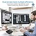 Mini PC with Breathing Lamp Windows 10 4GB DDR3 64GB eMMC Intel Z8350 Quad-Core Micro Desktop Computer with Silent Cooling System 4K HD Graphics HDMI VGA Output Dual Band WiFi AC BT4.1 1000 Lanthumb 3