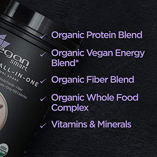 image for Vegansmart Plant Based Organic Protein Powder by Naturade, All-in-One 
