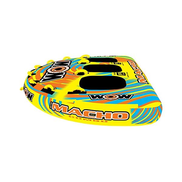 WOW-Sports-WOW-World-of-Watersports-Macho-16-1030-1-to-3-Person-Towable-Tube-Multiple-Riding-Positions