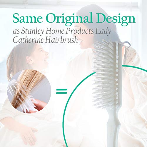 Stanley Home Products Essentials Ladies Hairbrush Durable Nylon Block & Bristles Premium