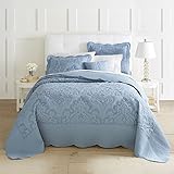 BrylaneHome Amelia Bedspread - Ashley Blue, King