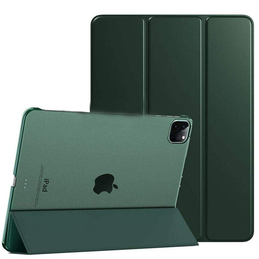 Smart Case for iPad Air 4 (2020), Pro 11 (2018) Magnetic Cover with Auto Sleep/Wake Function (Emerald Green)