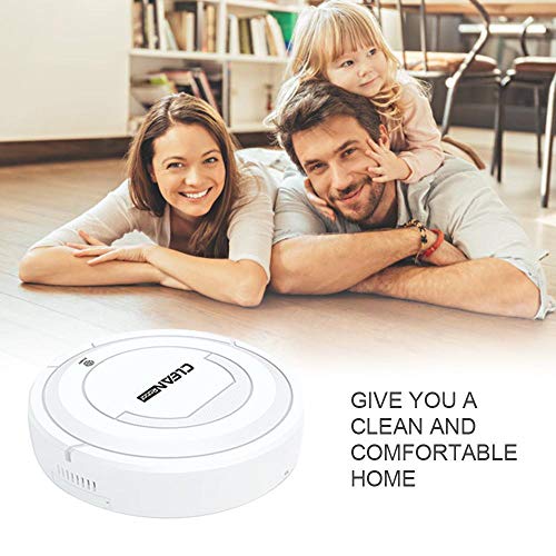 Toy Vacuum Cleaner, Mini Robot Vacuum Cleaner, Pretend Play Kids Home Cleaning Toy with Touch Switch, Housekeeping Floor Cleaning Tools for Children - Thumbnail 6