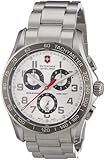 Victorinox Men's 241445 Swiss Army Analog Swiss Quartz Silver Watch