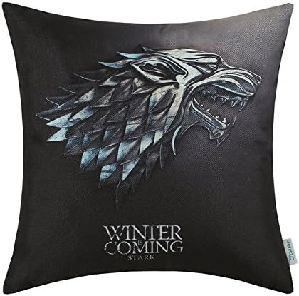 NicholasArt Cotton Linen A Game of Thrones Houses Stark Winter Is Coming 8 Cushion Cover Pillowcase 18 X 18