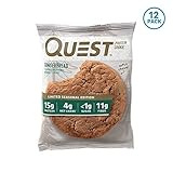 Quest Nutrition Protein Cookie (Gingerbread). Low Carb Meal Replacement with 15g+ Protein. High Fiber, Gluten Free. (12 COUNT)