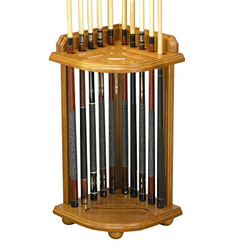 Fairview Game Rooms Corner-Style Pool Cue and Ball Stand